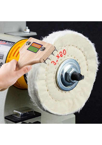 Parlatma Tekerleklerinden Kalan Bileşikleri ve Metali Temizlemek Için Tek Elle Kullanılan 7-3/4 Inç Parlatma Parlatma Tekerlek Tırmığı (Yurt Dışından) fiyatları