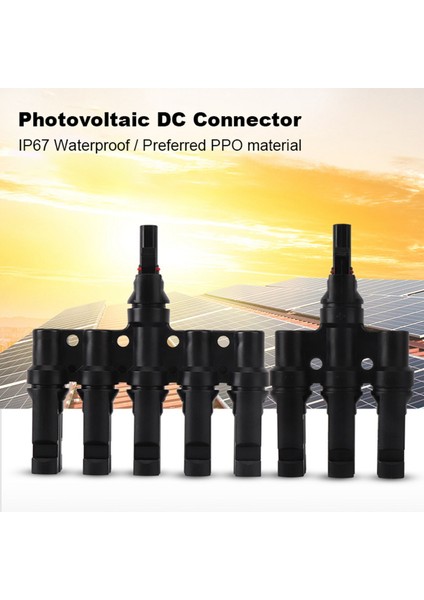 2 Ila 1 Solar Pv Konektörü 1500V 50A 2t 3t 4t 5t 6t Şube Paralel Bağlantı IP67 Elektrik Pv Panel Kablo Konektörü (Yurt Dışından) fiyatları