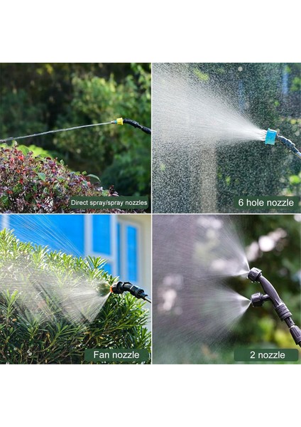 Pil ile Çalışan Sprey Çubuğu, Güç Göstergeli Elektrikli Sprey, 3 Nozul ve 16,4 Ft/5 M Hortum, Güç Göstergeli Sap (Yurt Dışından) fırsatları