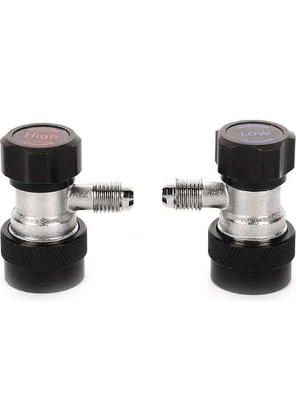R134A A/c Ac Kompresörü R-134A Manuel Hızlı Bağlayıcı Adaptörü Klima 1/4 Sae Konektör Aksesuarları (Yurt Dışından)