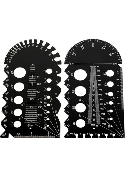 Otomotiv Çalışması, Makineler ve Dıy Projeleri Için Metrik ve Imparatorluk Metal Iplik Perdesi Çoklu Gauge Seti (Yurt Dışından) fiyatları