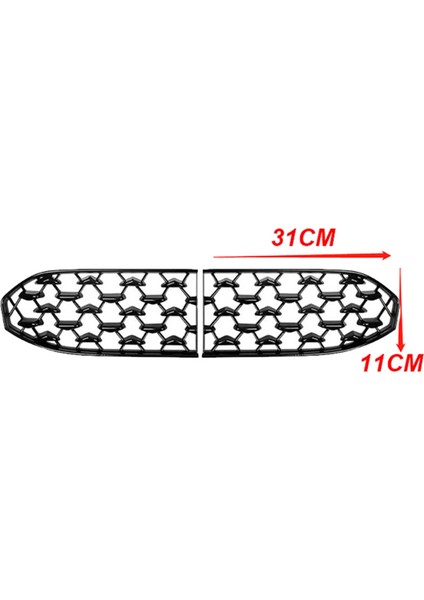 6pcs Araba Önü Alt Izgara Tampon Izgara Kapak Mazda Için Dekorasyon CX30 Cx-30 2020-2021 (Yurt Dışından) modelleri