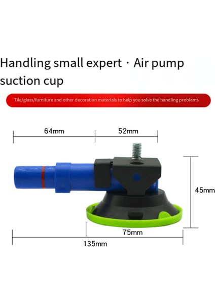 2x 3 Inç Içbükey Vakum Fincan 75MM Ağır Hizmet Tipi El Pompası Emme Bardağı ile M6 Dişli Saplama (Yurt Dışından) modelleri