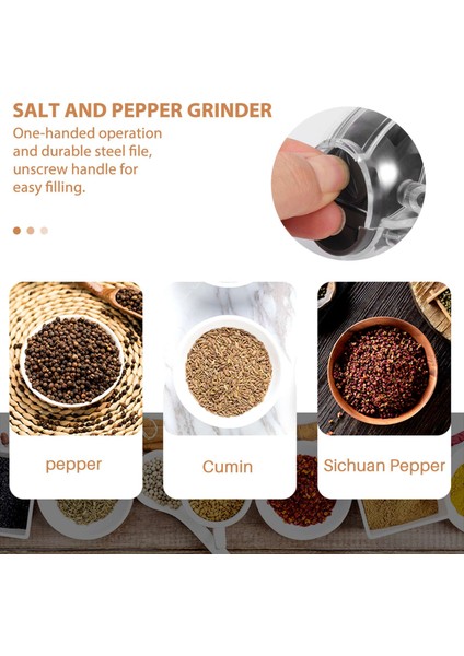 Mini Saltball Tuz Karabiber Öğütücü Değirmeni Sevimli (Yurt Dışından) fırsatları