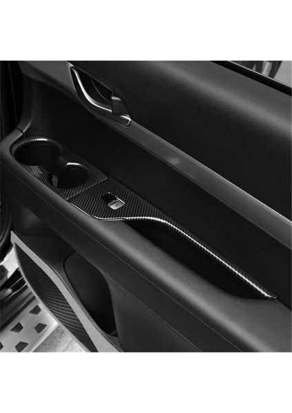 Hyundai Palisade Için 2022 2023 Araba Penceresi Cam Kaldırma Anahtarı Düğmesi Panel Kapak Döşeme Sticker Aksesuarları Abs Karbon Fiber (Yurt Dışından) fiyatları