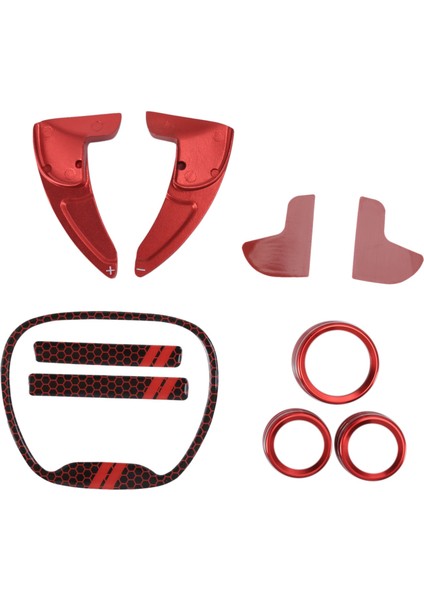 Dodge Challenger Charger Için Durango 2015-2020 Direksiyon Simidi Vardiyalı Kürek+Amblem Kiti+Klima Anahtarı CD Düğmesi (Yurt Dışından)