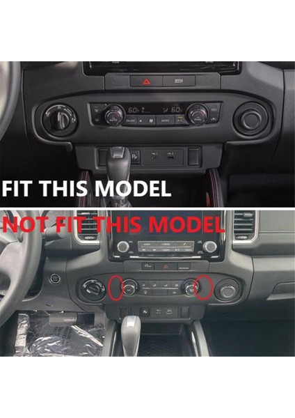 Nissan Frontier Için 2022-2024 Merkez Konsol Klima Anahtarı Panel Ac Kapak Trim Aksesuarları, Abs Karbon Fiber (Yurt Dışından) fiyatları
