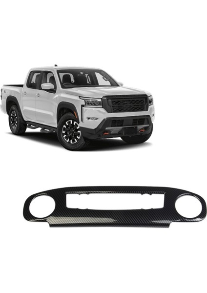 Nissan Frontier Için 2022-2024 Merkez Konsol Klima Anahtarı Panel Ac Kapak Trim Aksesuarları, Abs Karbon Fiber (Yurt Dışından) fırsatları