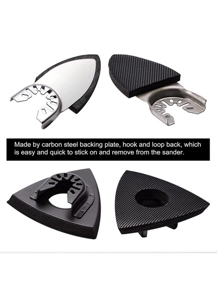 208PCS Salınım Aracı Detay Zımparalama Pedleri, 4 Pcs Üçgen Zımparalama Pedleri ve 4 Pcs Parmak Zımparalama Pedi, 200PCS Zımpara Kağıdı (Yurt Dışından) indirimleri