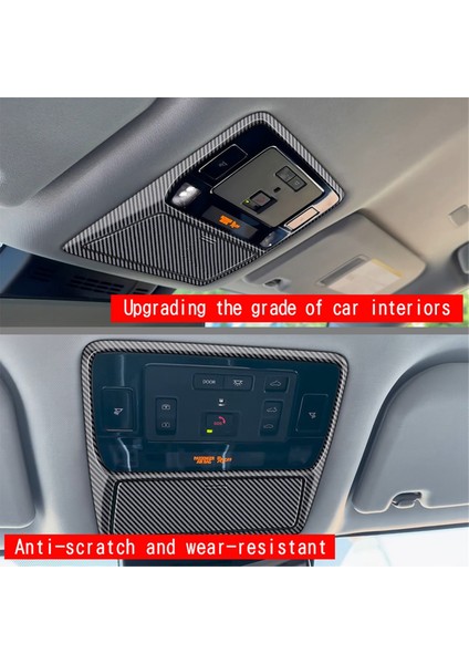 Araba Okuma Işık Çerçevesi Tepoya Grand Highlander Için Gözlük Kutusu Trim Sticker 2024 (Yurt Dışından) indirimleri