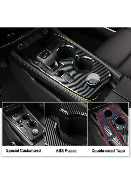 Nissan Rogue 2021 2022 2023 Için Araba Merkezi Kontrol Dişli Vites Değiştirme Paneli Kapak Döşeme Aksesuarları - Abs Karbon Fiber (Yurt Dışından) fırsatları