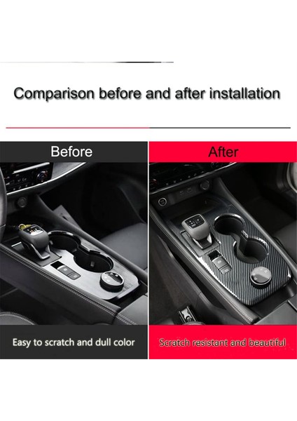Nissan Rogue 2021 2022 2023 Için Araba Merkezi Kontrol Dişli Vites Değiştirme Paneli Kapak Döşeme Aksesuarları - Abs Karbon Fiber (Yurt Dışından) indirimleri