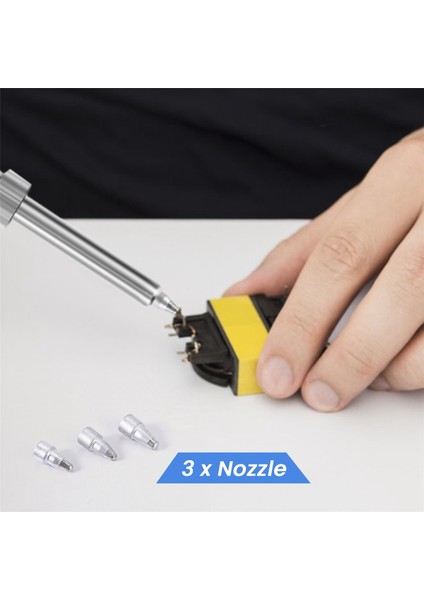 Pro'skit SS-331H Elektrikli Lehim Sökme Aleti Vakumlu Emiş Lehim Emici Pompa Aksesuarları Nozul Için Değiştirin (Yurt Dışından) fırsatları