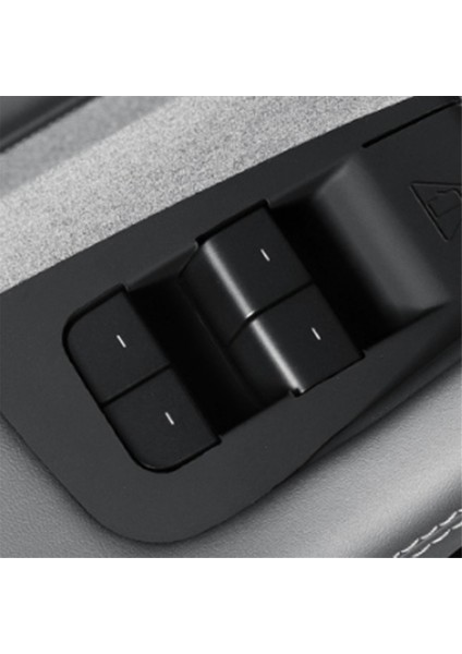 Araba Cam Asansör Anahtarı Panel Kapak Pencere Kontrol Düğmesi Tesla Için Silikon Çerçeve Model Y Juniper 2025 Siyah Lhd (Yurt Dışından) modelleri
