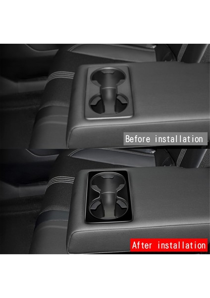 Mazda Cx-50 CX50 2023 Abd Sürüm Araba Parlatıcı Siyah Arka Arka Koltuk Su Kupası Tutucu Panel Trim Çerçeve (Yurt Dışından) fırsatları