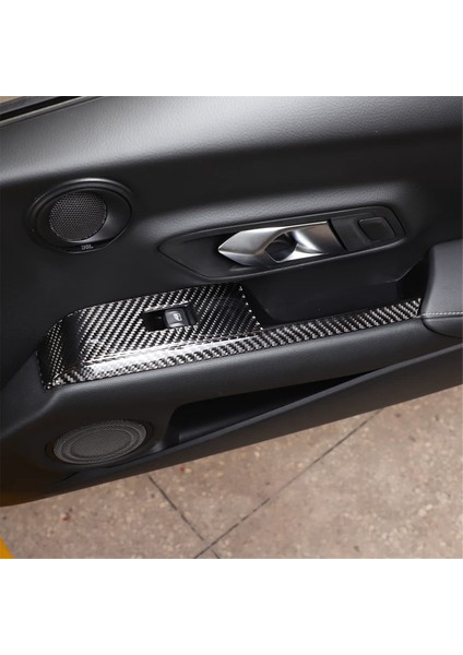 Toyota Supra gr A90 2019-2023 Yumuşak Karbon Fiber Araba Kapısı Koltuk Pencere Anahtarı Panel Trim Aksesuarları (Lhd) (Yurt Dışından) fiyatları