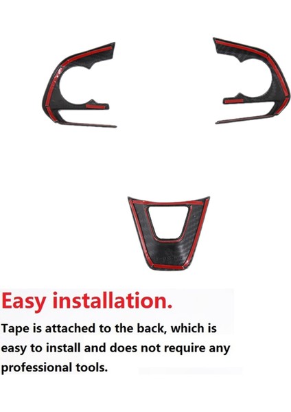 Toyota Cross Için 4x 2019-2021 Araç Karbon Fiber Tarzı Direksiyon Düğmesi Kapak Trim Dekoratif Çerçeve Çıkartma (Yurt Dışından) indirimleri