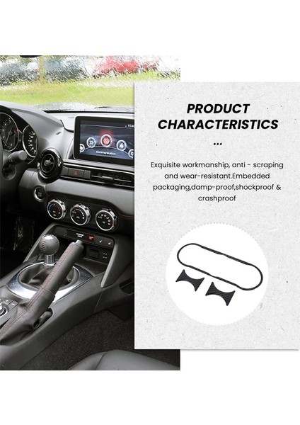 Mazda Mx-5 Mıata Için Miada Groyster Karbon Fiber Klima Düğmeleri Çerçeve Trim Sticker 2016+ Mx5 Nd Ac Iç (Yurt Dışından) modelleri