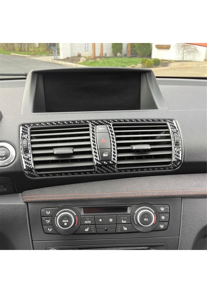Bmw 1 Serisi Için Karbon Fiber E87 E81 E82 2008-2013 Merkezi Kontrol Hava Havalandırma Havalandırma Kapağı Trim Iç Aksesuarlar (Yurt Dışından) fırsatları