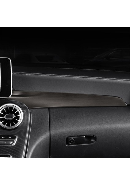Araba Merkezi Kontrol Paneli Gösterge Tablosu Şeritleri Mercedes Benz C-Serisi W205 C180 C200 X253 GLC260 2015-2022 Abs Karbon (Yurt Dışından) fırsatları