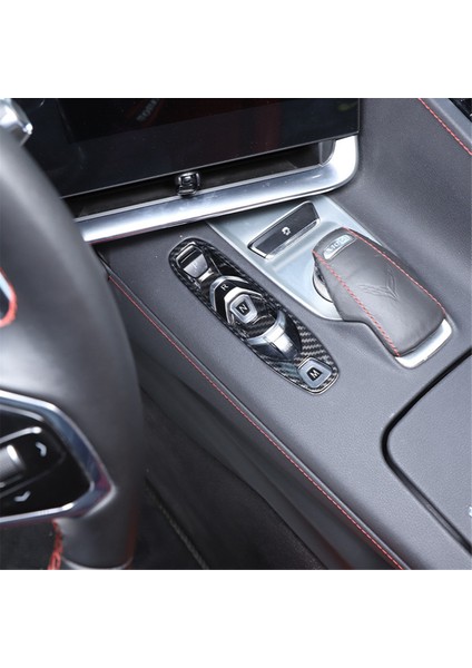 Chevrolet Corvette C8 2020-2023 Abs Karbon Fiber Dişli Vites Paneli Kapak Trim Aksesuarları (Yurt Dışından) modelleri
