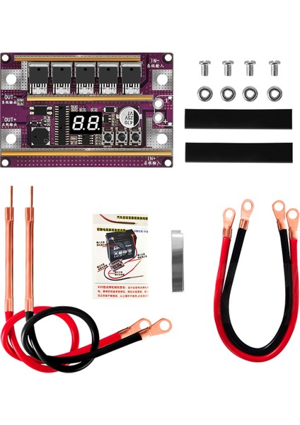 K99 Mini Otomatik Nokta Kaynakçı Dıy Kiti 99 Dişli Ayarı 0.1-0.3mm Nikel Levha 18650 Lityum Pil Nokta Kaynakçı Kalem (Yurt Dışından)