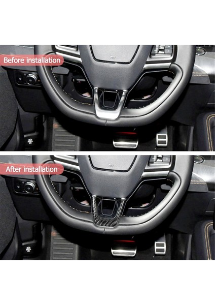 Ford Mustang Mach-E Için Karbon Fiber 2021-2024 Araç Tekerlek Direksiyon Trim Sticker Iç Aksesuarlar (Yurt Dışından) indirimleri
