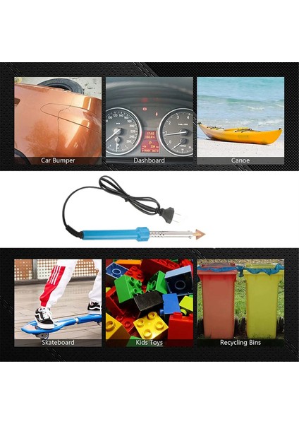 80 W Plastik Kaynak Kiti 40 Çubuk Araba Tampon Onarımı için DIY Aracı Tel Örgü, Pano, Kayık Tampon Kaynakçı Araçları ABD Plug (Yurt Dışından) fiyatları