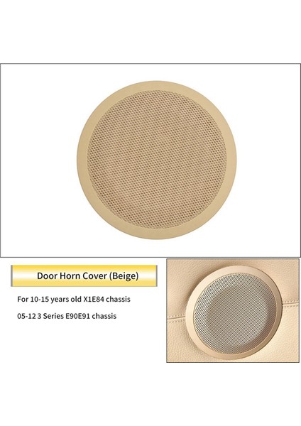 2x Bmw 3 Serisi E90 E90 E91 X1 E84 316 318 320 325 Araba Ön Arka Kapı Hoparlör Kapağı Audio Boynuzlar Kılıf Kılıf Trim Bej (Yurt Dışından) modelleri