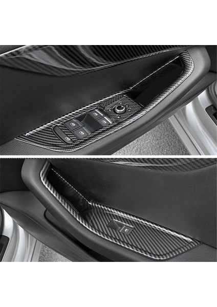 Audi A4L/A5 2017-2022 Iç Kapı Penceresi Cam Anahtar Düğmesi Kolçak Paneli Kapak Çıkartma Trim (Yurt Dışından) fiyatları