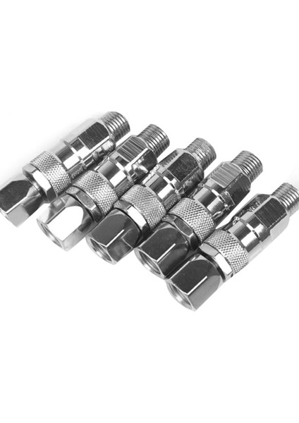 Havasız Püskürtme Hortumu Döner Adaptör Paslanmaz Çelik Püskürtücü Konnektörü Havasız Yüksek Basınçlı Boya Püskürtücü Için Uygun 5 Adet (Yurt Dışından)