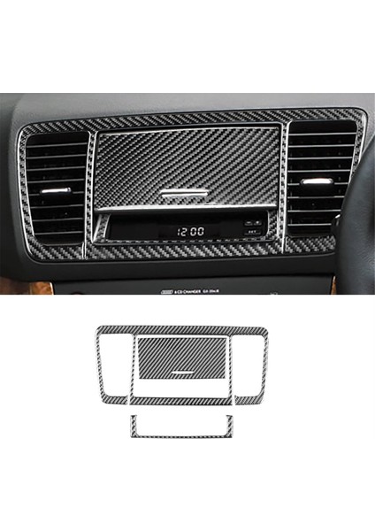 Subaru Mirası Için Karbon Fiber/outback 2005-2009 Merkez Konsol Navigatör Panel Hava Havalandırma Döşeme Kapağı Iç Aksesuarlar (Yurt Dışından) indirimleri