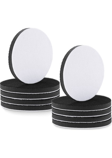 10 Adet 5ın Yumuşak Yoğunluklu Köpük Arayüz Pedi Kanca ve Döngü Köpük Zımpara Pedleri 125MM Sünger Yastık Tamponlama Destek Pedi (Yurt Dışından)