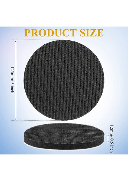 10 Adet 5ın Yumuşak Yoğunluklu Köpük Arayüz Pedi Kanca ve Döngü Köpük Zımpara Pedleri 125MM Sünger Yastık Tamponlama Destek Pedi (Yurt Dışından) fırsatları