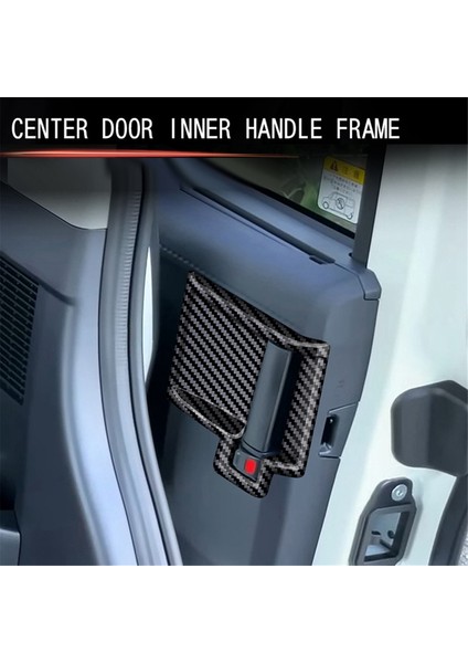 Araba Orta Kapı Tutucu Çerçeve Döşeme Sticker Iç Saplama Toyota Wooly Için Dekoratif Şerit 2022 Karbon Fiber Desen (Yurt Dışından) indirimleri