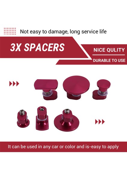 3pcs Araba Dent Onarma Araç Puller Dent Onarımı Aksesuarlı Dairesel Yasalık Onarım Aracı (Yurt Dışından) fırsatları