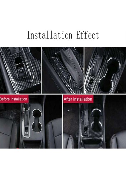 Abs Karbon Fiber Merkezi Kontrol Vardiya Kupası Çerçeve Panel Trim Chevrolet Equinox 2017-2021 (Yurt Dışından) modelleri