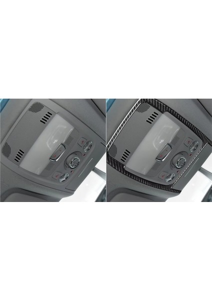 Araba Çatı Okuma Işık Panel Trim Çıkartmaları Audi Q5 2010-2017 Için Karbon Fiber Otomobil Iç Aksesuarları (Yurt Dışından) fiyatları