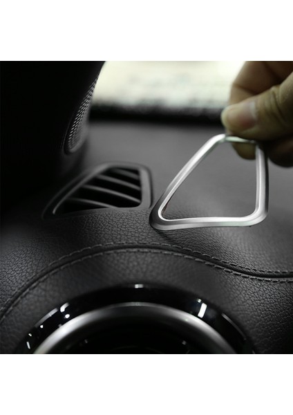 Mercedes Benz Için A Sınıfı W177 2018-2020 Chrome Abs Yan Klima Havalandırma Outlet Kapak Döşeme Çıkartması (Yurt Dışından) modelleri