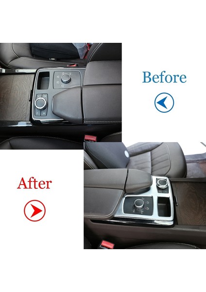 Araba Kontrol Paneli Trim Merkezi Konsol Kapak Mercedes ML320 350 2012 Gle W166 Coupe C292 350D GL450 X166 Gls (Yurt Dışından) modelleri