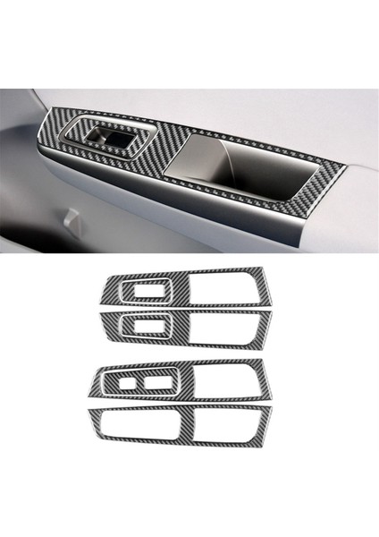 Subaru Forester Için 2009-2012 Lhd Yumuşak Karbon Fiber Araç Penceresi Kaldırma Kontrol Anahtarı Kapak Trim Sticker Aksesuarları (Yurt Dışından) fırsatları