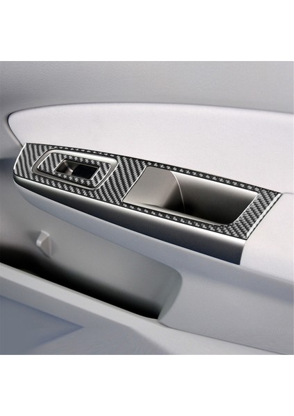 Subaru Forester Için 2009-2012 Lhd Yumuşak Karbon Fiber Araç Penceresi Kaldırma Kontrol Anahtarı Kapak Trim Sticker Aksesuarları (Yurt Dışından) indirimleri