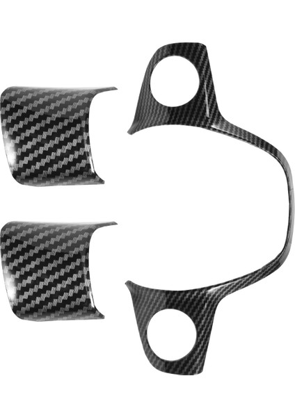 3pcs Karbon Fiber Renk Direksiyon Simidi Kapağı Trim Dekoratif Çerçeve Ford Focus Kaçış Mk3 Kuga 2012-2015 Aksesuarlar (Yurt Dışından) modelleri