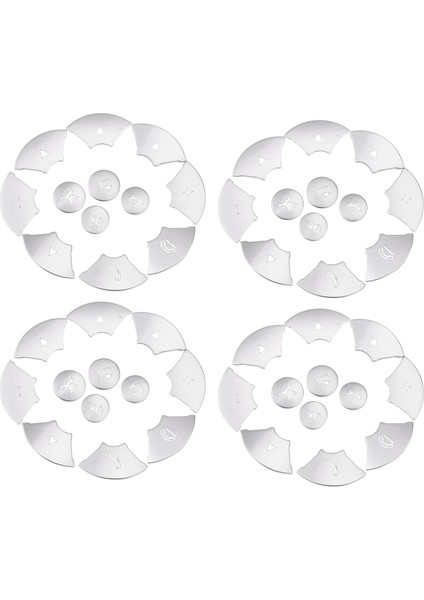 48X Araç Iç Direksiyon Simidi Düğmesi Anahtar Trim Kapak Çıkartma Mercedes Benz C E S Sınıfı W204 W212 W221 Glk X204 (Yurt Dışından)