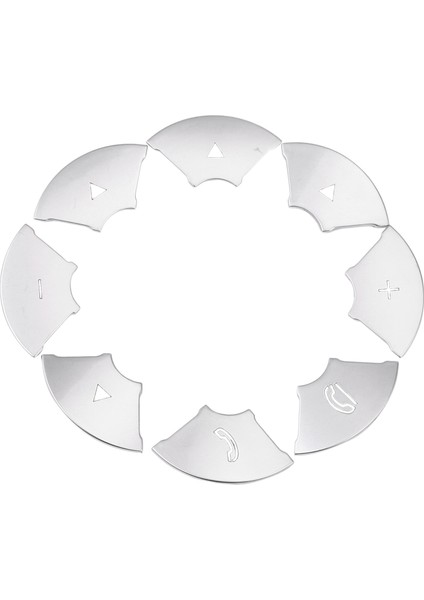 48X Araç Iç Direksiyon Simidi Düğmesi Anahtar Trim Kapak Çıkartma Mercedes Benz C E S Sınıfı W204 W212 W221 Glk X204 (Yurt Dışından) modelleri