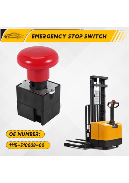ED125-36 48V 125A Big Joe EZ30 E30 D40 EZ40 111551000800 Elektrik Forklit Yıkayeru Için Acil Durum Kesme Durdurma Anahtarı (Yurt Dışından) fırsatları