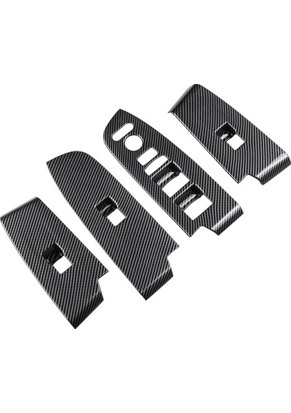 Karbon Fiber Pencere Cam Asansör Düğmesi Döşeme Anahtarı Kapak Kapısı Koltuk Paneli Sticker Honda Hrv Hr-V-V Vezel 2021 2022 Rhd (Yurt Dışından)