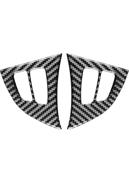 Karbon Fiber Araç Direksiyon Düğmesi Çıkartmaları Kapak Bmw-X5 X6 E70 E71 2018-2013 (Yurt Dışından) modelleri