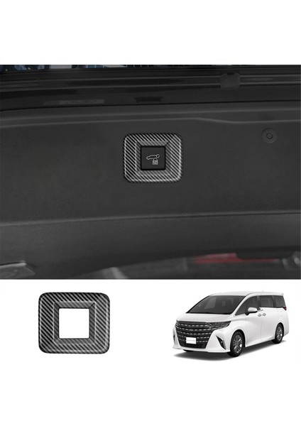 Toyota Alphard 40 Serisi 2023+ Araç Karbon Fiber Bagaj Kapağı Tutam ve Bagaj Kapağı Anahtar Trim Çerçeve Araç Aksesuarları (Yurt Dışından) modelleri