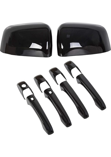 Ayna Kapakları + Kapı Kolu Kapakları Iç Kapak Karbon Fiber Merkezi Kontrol 4WD Anahtar Düğmesi Kapağı Çıkartma Döşeme (Yurt Dışından) indirimleri